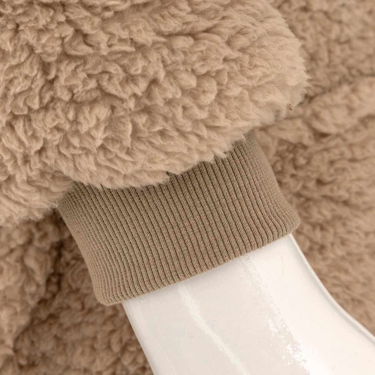 Fleece Φούτερ με Sherpa (70X85) A-S Zipped 212517 Ένδυση Γυναικεία Σπιτιού Γυναικείες Ρόμπες Spitishop