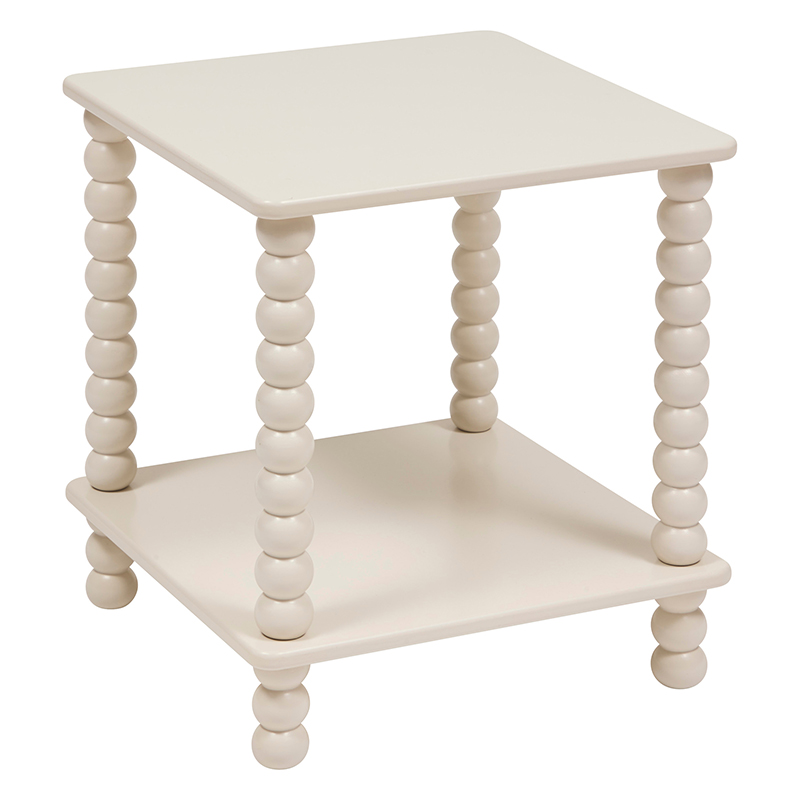 Βοηθητικό Τραπεζάκι (40x40x45) A-S Chamlo Ivory 213007A