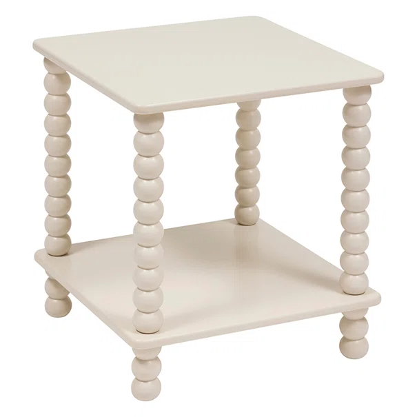 Βοηθητικό Τραπεζάκι (40x40x45) A-S Chamlo Ivory 213007A