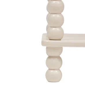Βοηθητικό Τραπεζάκι (40x40x45) A-S Chamlo Ivory 213007A