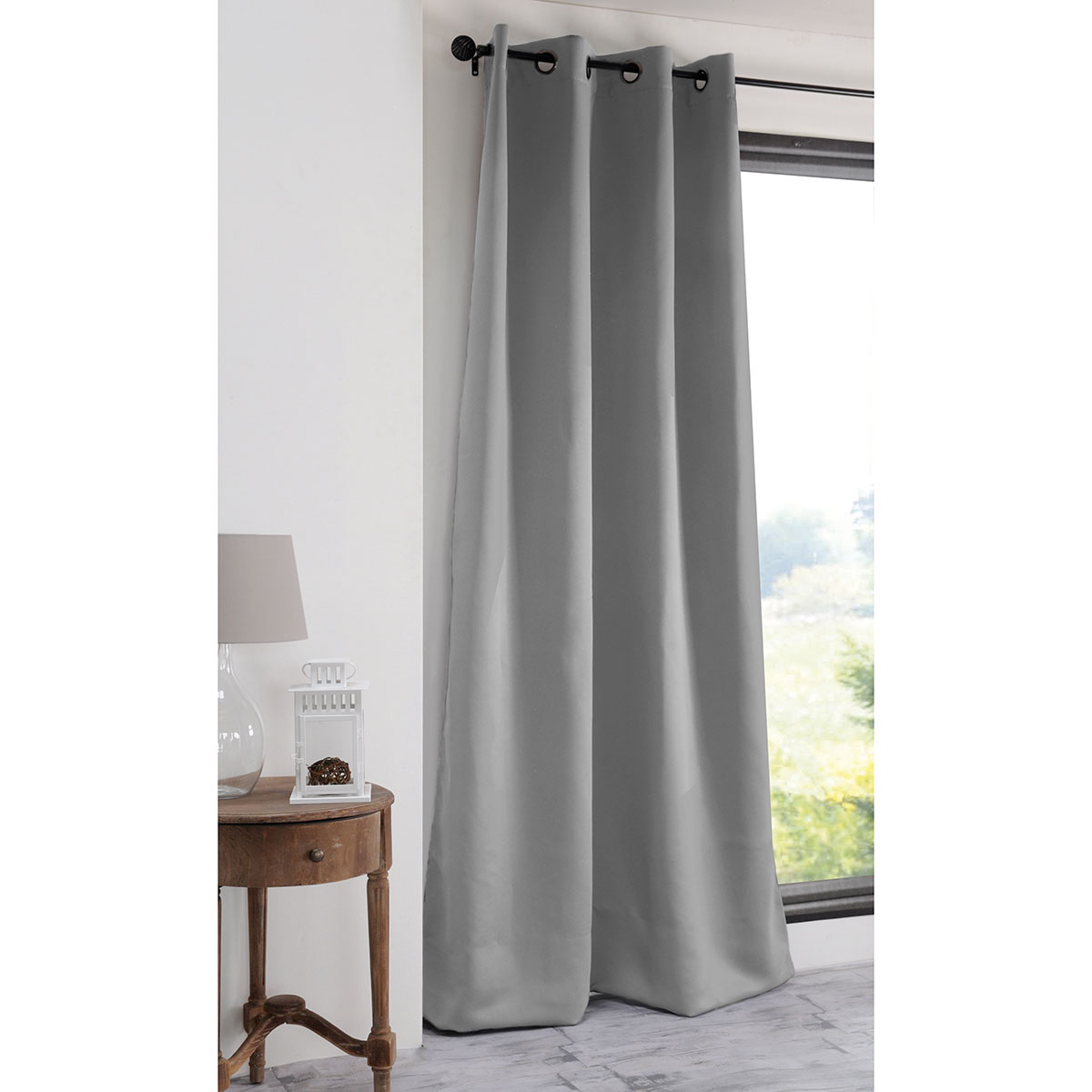 Κουρτίνα (140x280) Με Τρουκς S-F Notte Gris R91840005