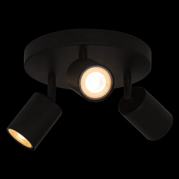 Σποτ Τρίφωτο A-S Vico Black 205980A