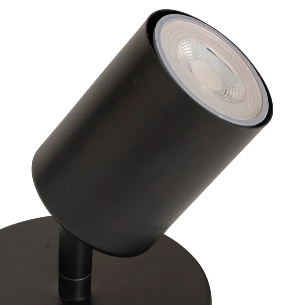 Σποτ Μονόφωτο A-S Vico Black 205930A