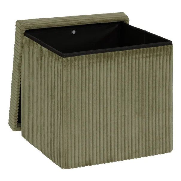 Σκαμπό Με Αποθηκευτικό Χώρο (38x38x38) A-S Arum Khaki 207381C