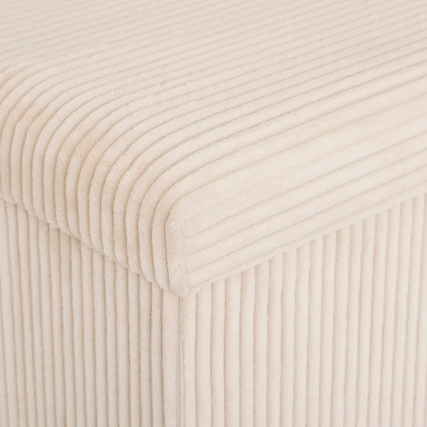 Σκαμπό Με Αποθηκευτικό Χώρο (38x38x38) A-S Arum Ivory 207381A
