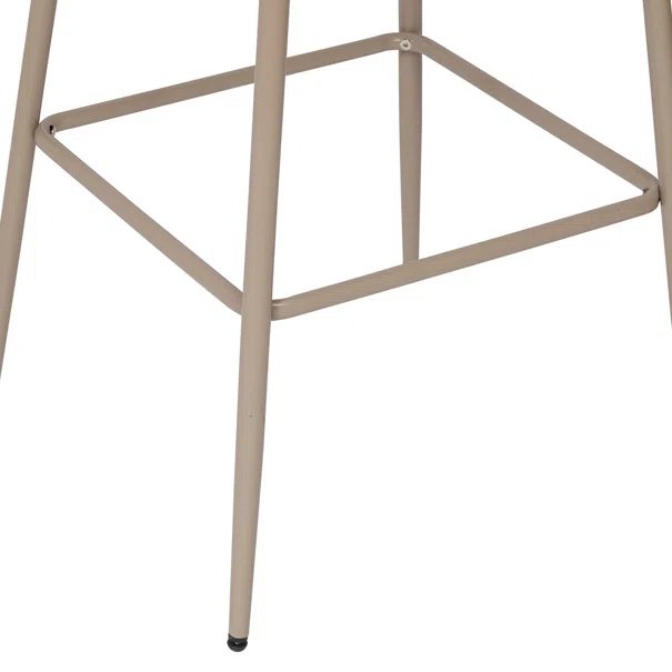 Σκαμπό Μπαρ Με Πλάτη (43x52.5x108.5) A-S Kamili Beige 207321A