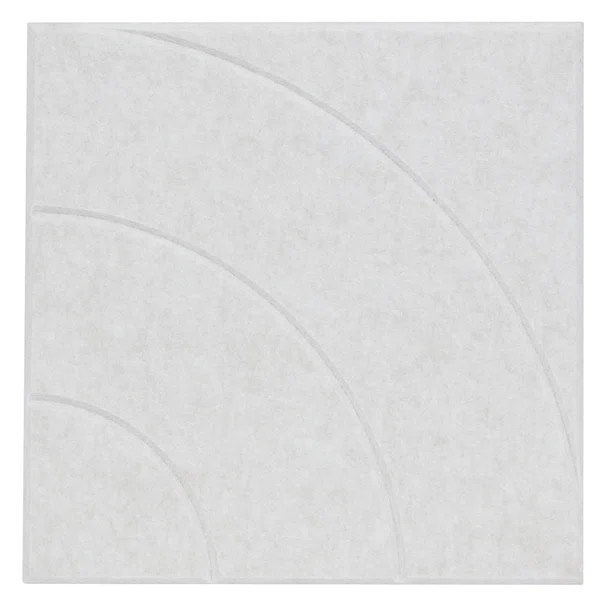 3D Πάνελ Τοίχου Πλαστικά (Σετ 4τμχ) A-S Felt Arched Grey 212907