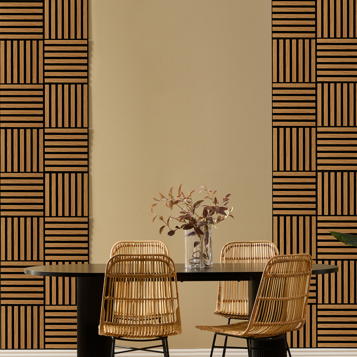 3D Πάνελ Τοίχου Ξύλινα (Σετ 3τμχ) A-S Colva Brown 212903B