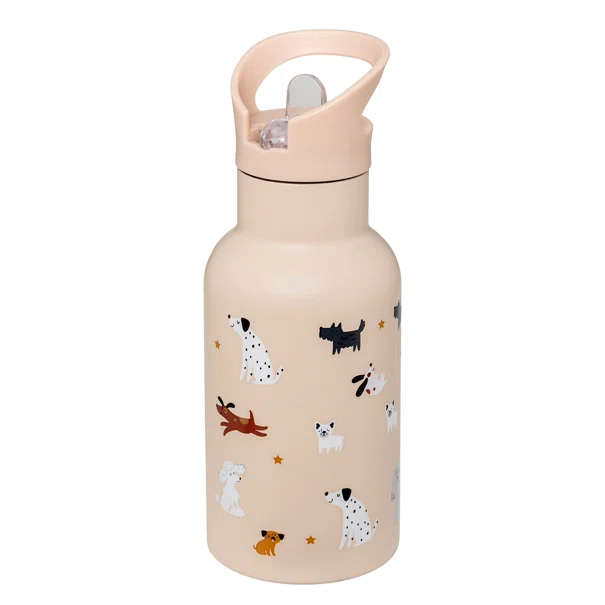 Παγούρι 350ml Με Καλαμάκι A-S Bottle 203763A Beige
