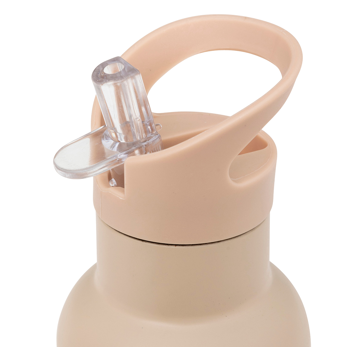 Παγούρι 350Ml με Καλαμάκι A-S Bottle 203763A Beige Παιδικά Είδη Φαγητού & Αξεσουάρ Σερβιρίσματος Μπουκάλια Παγούρια Spitishop