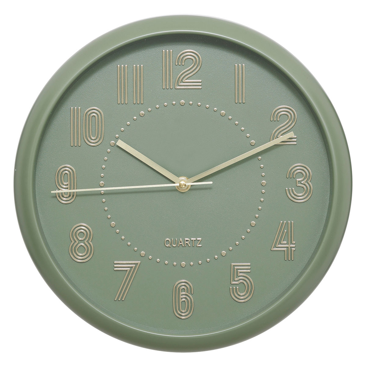 Ρολόι Τοίχου (Φ30) A-S Alizee Olive 212933B