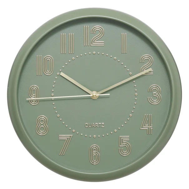 Ρολόι Τοίχου (Φ30) A-S Alizee Olive 212933B