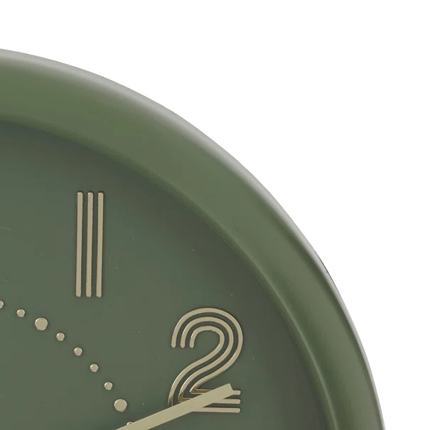 Ρολόι Τοίχου (Φ30) A-S Alizee Olive 212933B