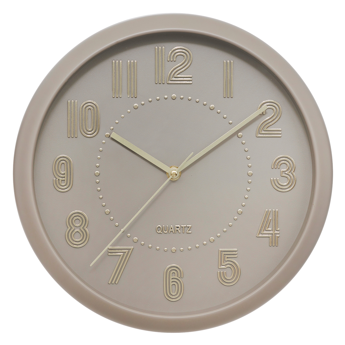Ρολόι Τοίχου (Φ30) A-S Alizee Taupe 212933A