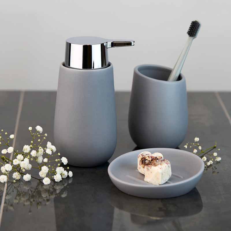 Dispenser Μπάνιου 320Ml Wenko Badi Grey 23648100 Μπάνιο Αξεσουάρ Spitishop