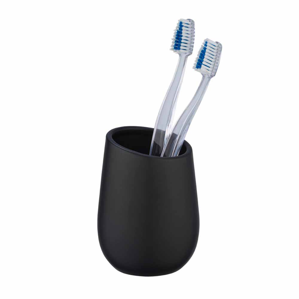Ποτηροθήκη Μπάνιου Wenko Badi Black 23651100