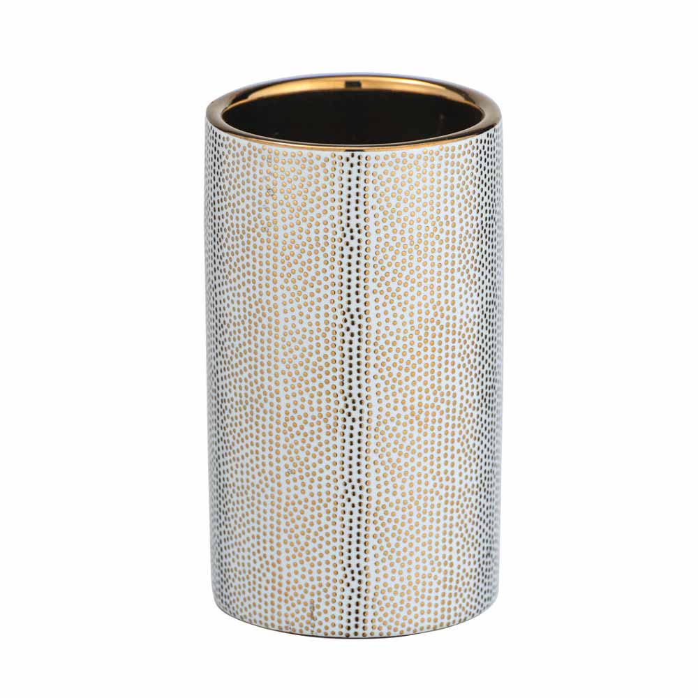 Ποτηροθήκη Μπάνιου Wenko Nuria White/Gold 24184100