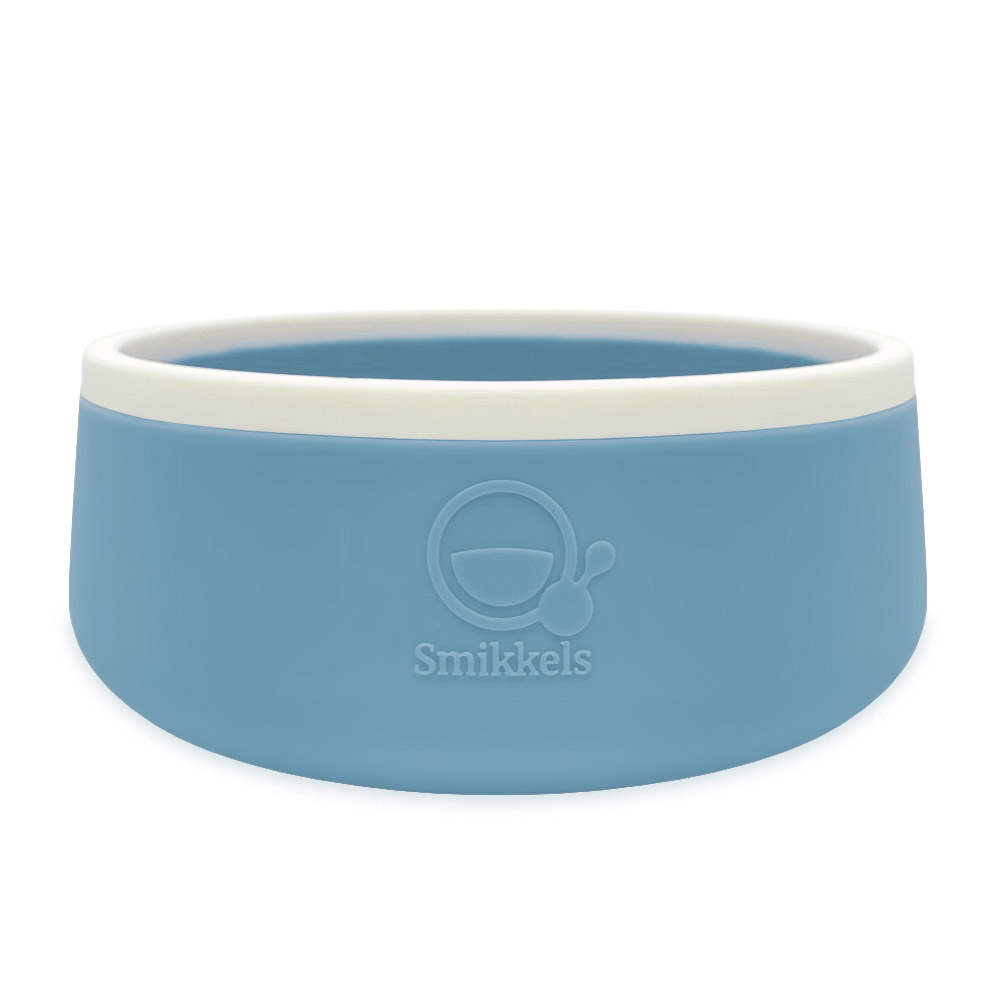Μπολ Σιλικόνης (350ml) Smikkels Μπλε 63-30062