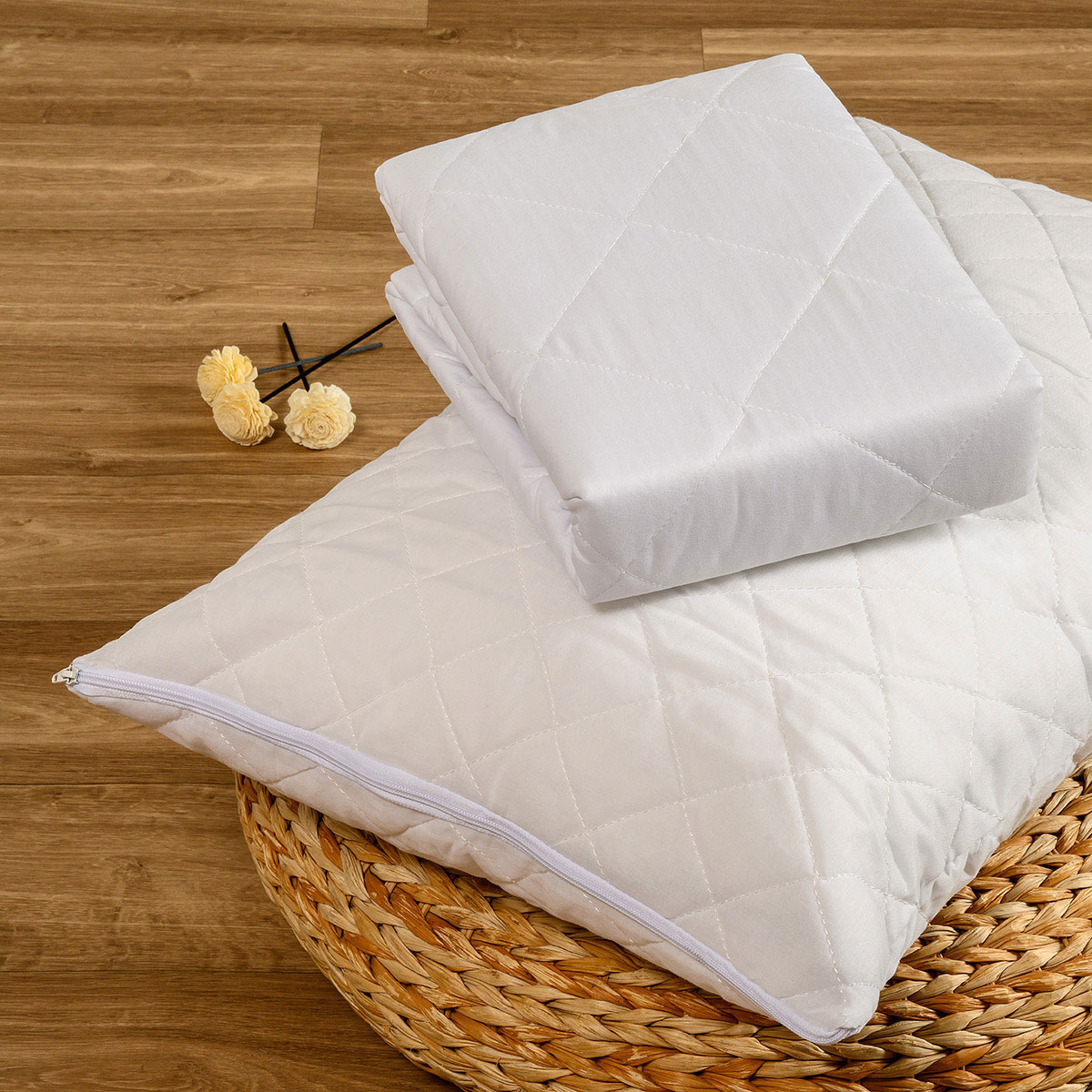 Κάλυμμα Στρώματος King Size Αδιάβροχο Καπιτονέ (180x200+40) Hotel Jersey Με Φούστα 100% Microfiber