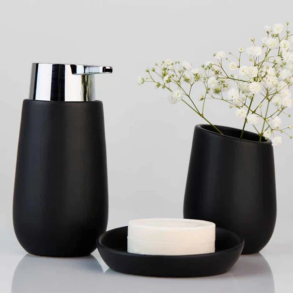 Σαπουνοθήκη Wenko Badi Black 23653100
