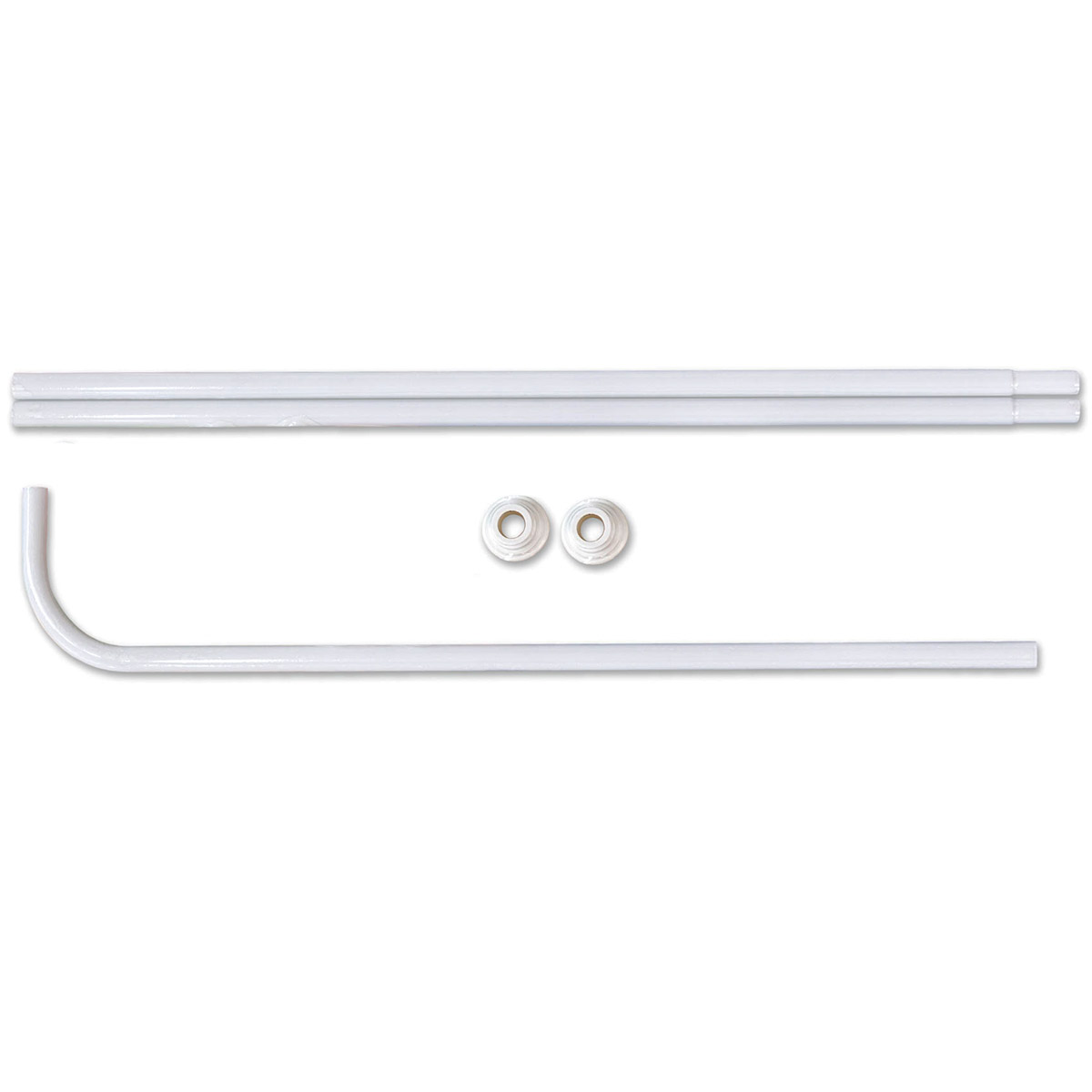 Βραχίονας Μπάνιου Γωνιακός 80X170 Rainbow 03304 001 White Μπάνιο Βραχίονες Spitishop