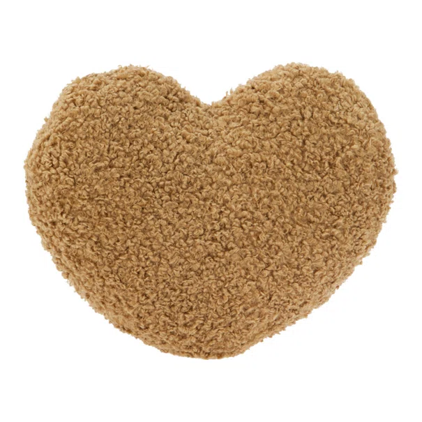 Διακοσμητικό Μαξιλάρι Μπουκλέ (Φ20x15) K-M Heart Sand AAE824200