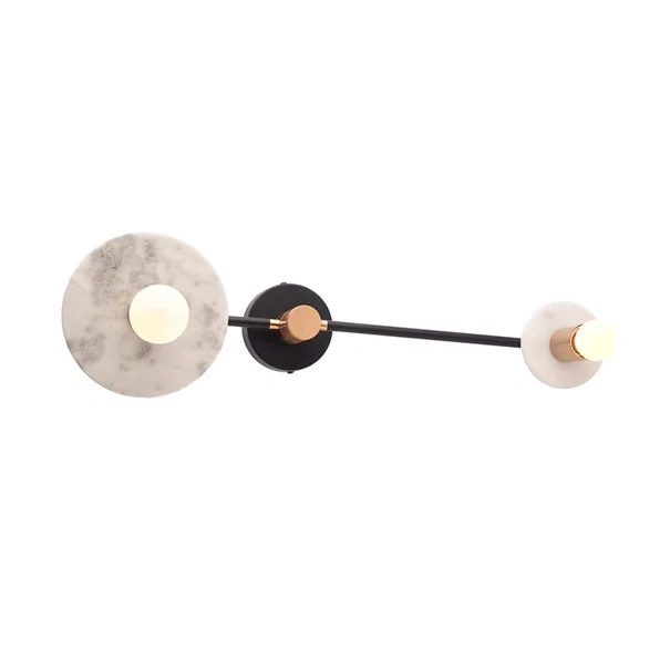 Απλίκα Τοίχου Aca Clock OD742W74WM Marble