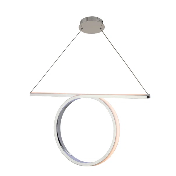 Φωτιστικό Οροφής LED Aca Zero HM98LEDP64CH Chrome