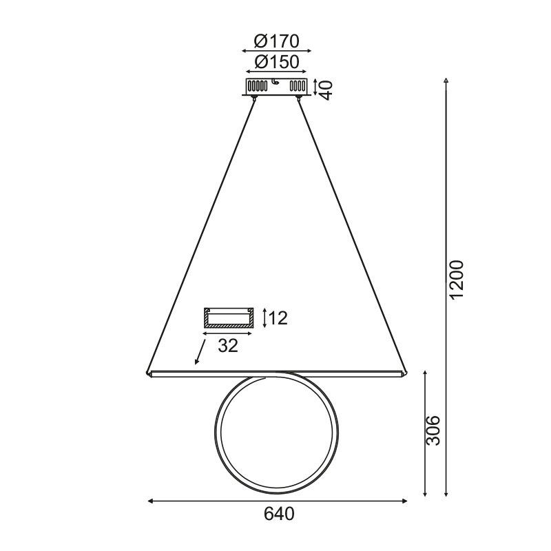 Φωτιστικό Οροφής Led Aca Zero Hm98Ledp64Ch Chrome Φωτιστικά Κρεμαστά Spitishop