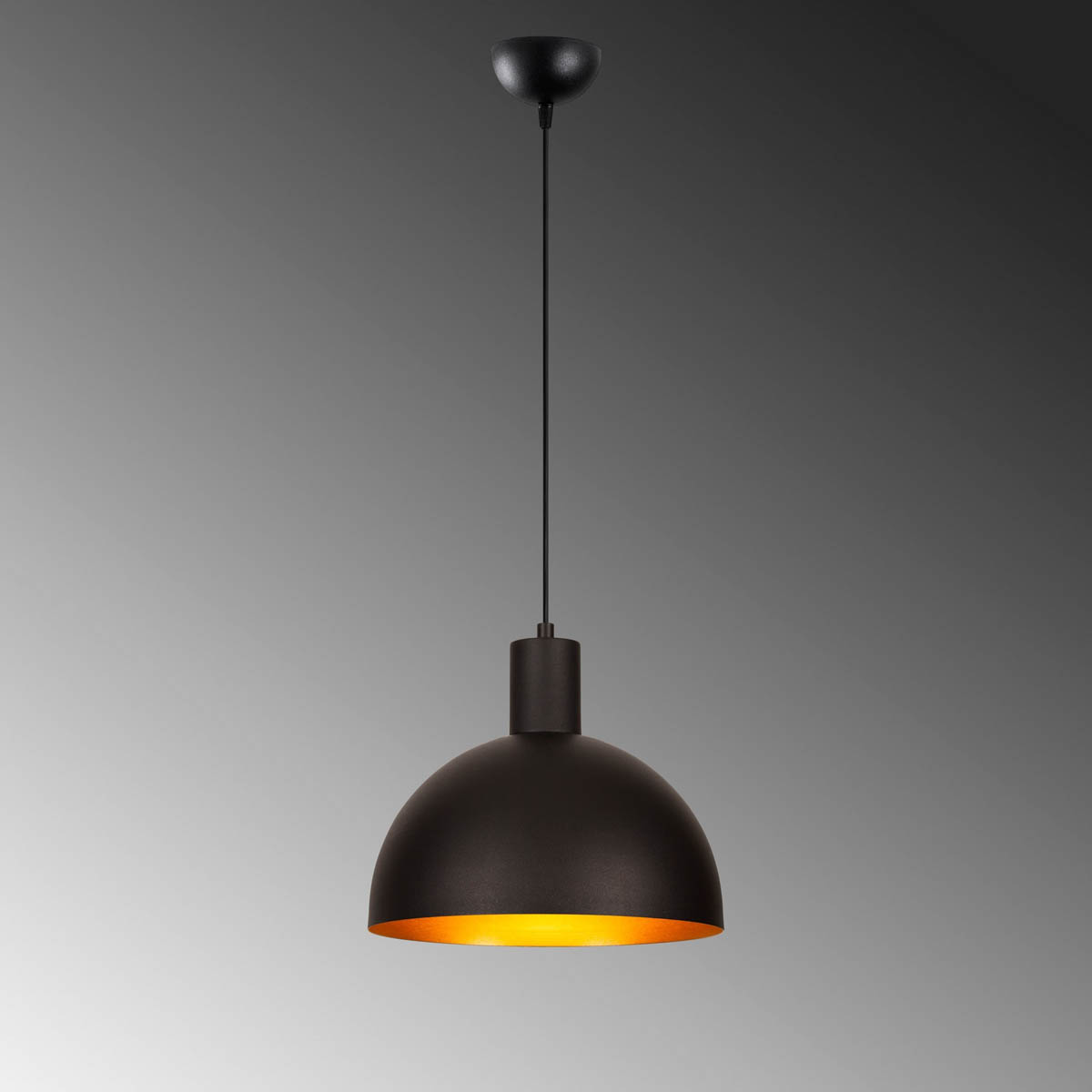 Φωτιστικό Οροφής Μονόφωτο A-G Sivani 527ABY1720 Black/Gold