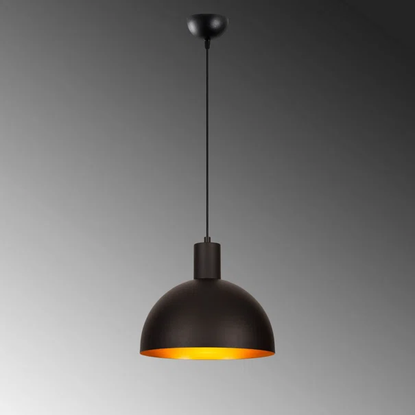 Φωτιστικό Οροφής Μονόφωτο A-G Sivani 527ABY1720 Black/Gold