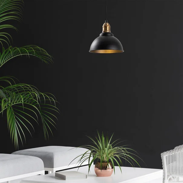 Φωτιστικό Οροφής Μονόφωτο A-G Varzan 942FLG2132 Black Antique