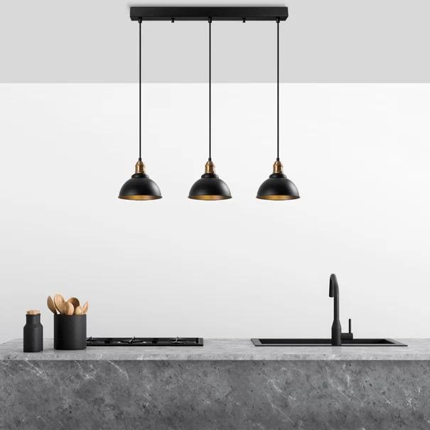 Φωτιστικό Οροφής Τρίφωτο A-G Varzan 942FLG1625 Black Antique