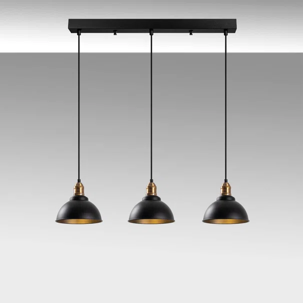 Φωτιστικό Οροφής Τρίφωτο A-G Varzan 942FLG1625 Black Antique