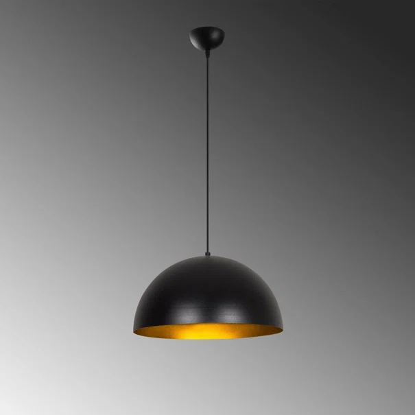 Φωτιστικό Οροφής Μονόφωτο A-G Sivani 892OPV1786 Black/Gold