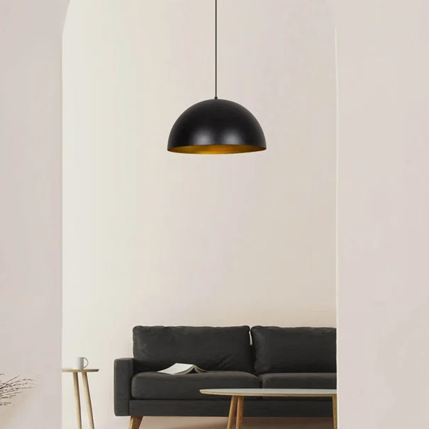 Φωτιστικό Οροφής Μονόφωτο A-G Sivani 892OPV1787 Black/Gold