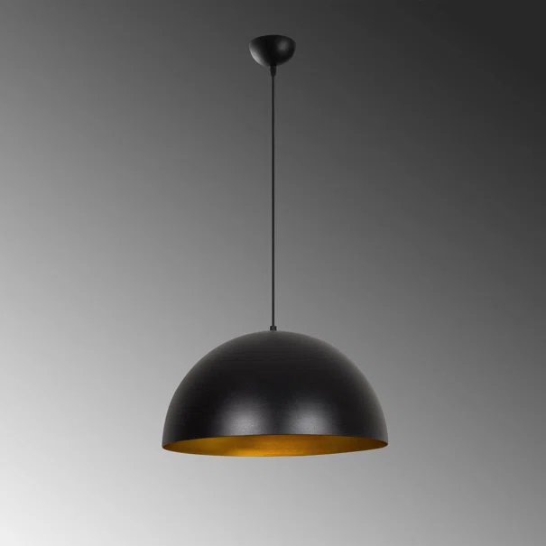 Φωτιστικό Οροφής Μονόφωτο A-G Sivani 892OPV1787 Black/Gold