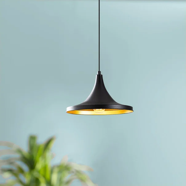 Φωτιστικό Οροφής Μονόφωτο A-G Berceste 521SHN3149 Black