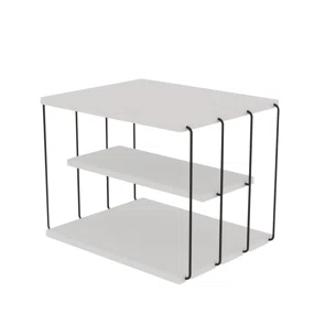 Βοηθητικό Τραπεζάκι (50x40x33) A-G Lifon 854KLN2814 White