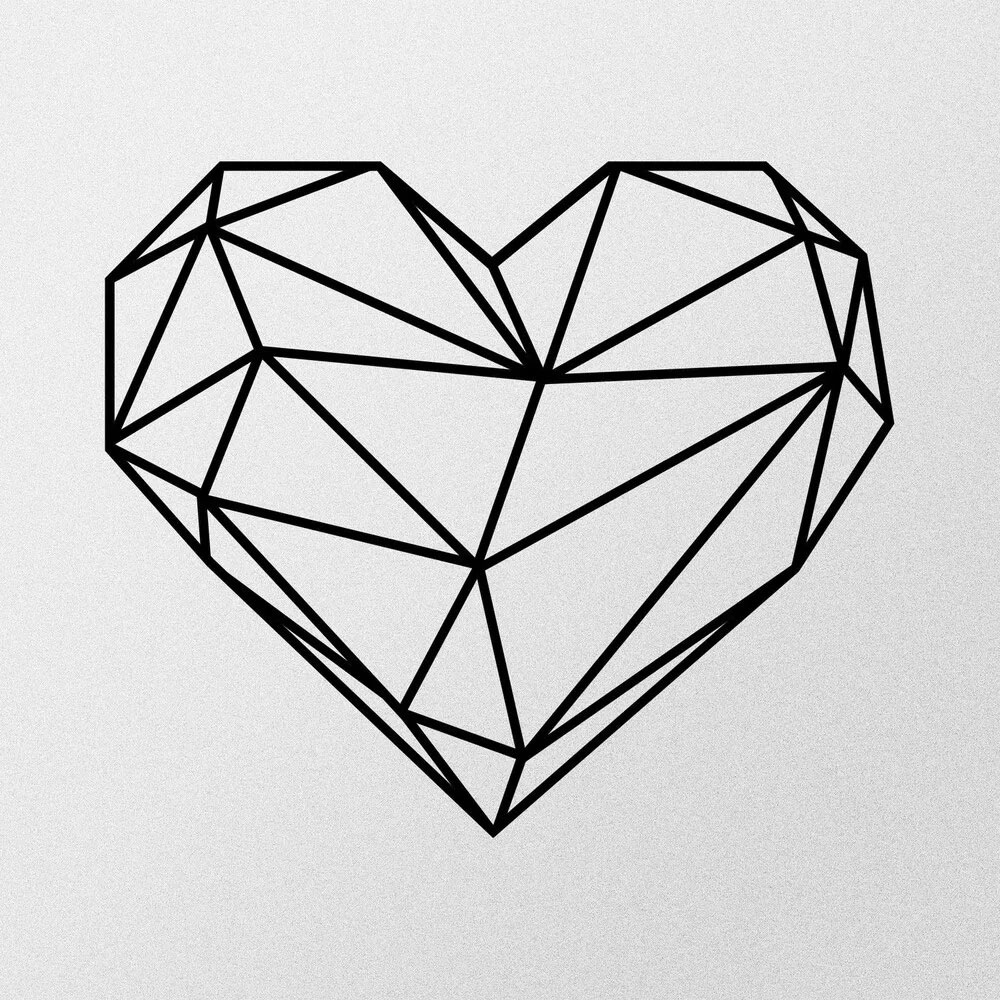 Διακοσμητικό Τοίχου (47X40) A-G Heart 279Enz1124 Διακόσμηση Διακοσμητικά Μεταλλικά Spitishop