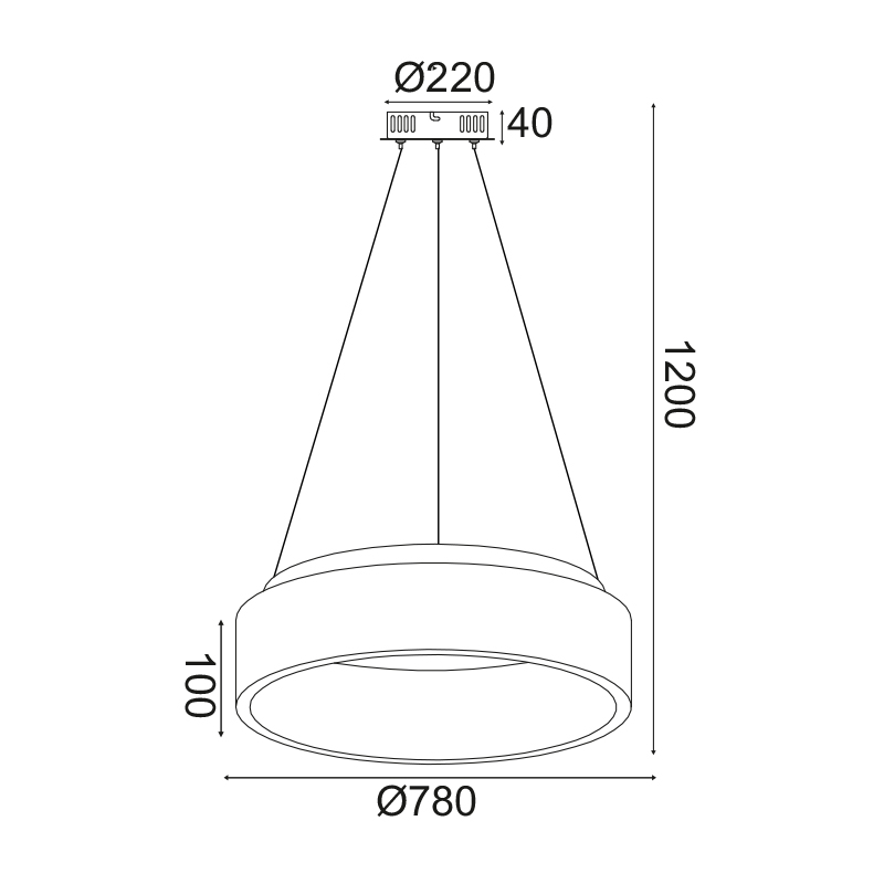 Φωτιστικό Οροφής LED Aca Apollo BR81LEDP78WH White