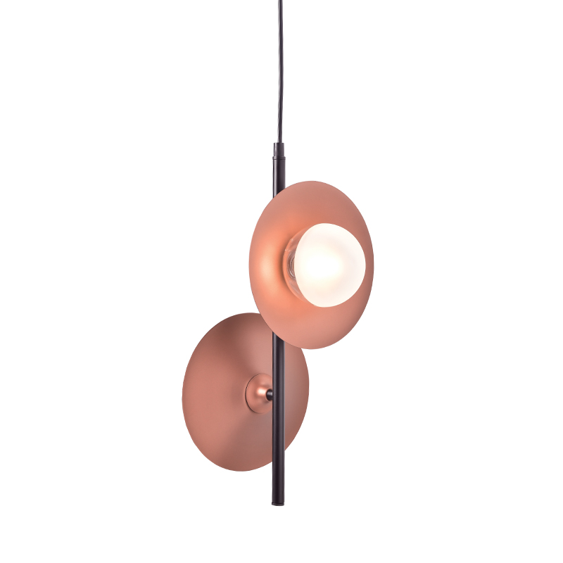 Φωτιστικό Οροφής Δίφωτο Aca Hydra HL4302P27BC Copper