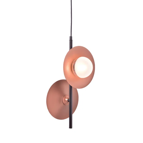 Φωτιστικό Οροφής Δίφωτο Aca Hydra HL4302P27BC Copper