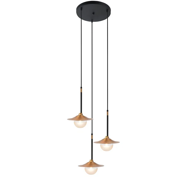 Φωτιστικό Οροφής Τρίφωτο Aca Layla HL4313P35BB Brass