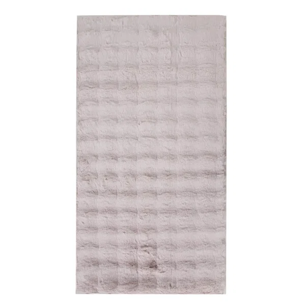 Χαλί Διαδρόμου Γούνινο (67x140) Royal Carpet Bunny Bubble D.Beige