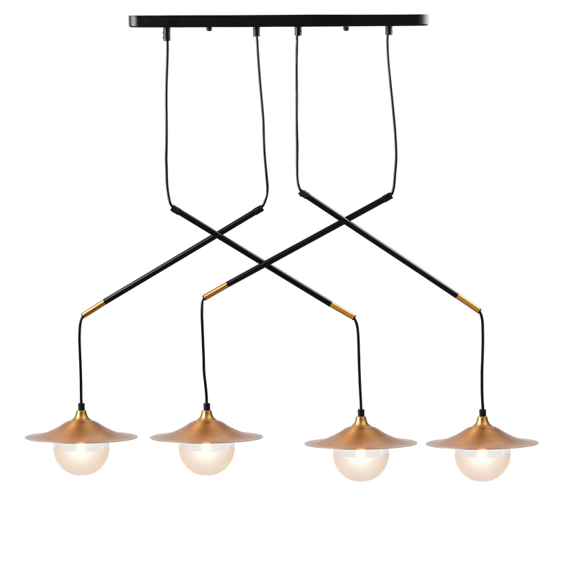 Φωτιστικό Οροφής Πολύφωτο Aca Layla HL4314P96BB Brass