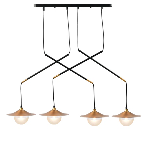 Φωτιστικό Οροφής Πολύφωτο Aca Layla HL4314P96BB Brass