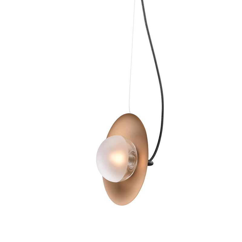 Φωτιστικό Οροφής Μονόφωτο Aca Layla HL4321P23BB Brass