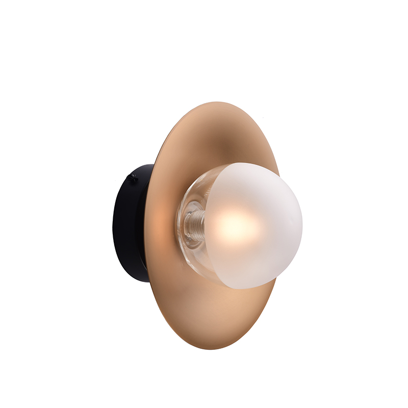 Απλίκα Τοίχου Aca Layla HL4321W20BB Brass
