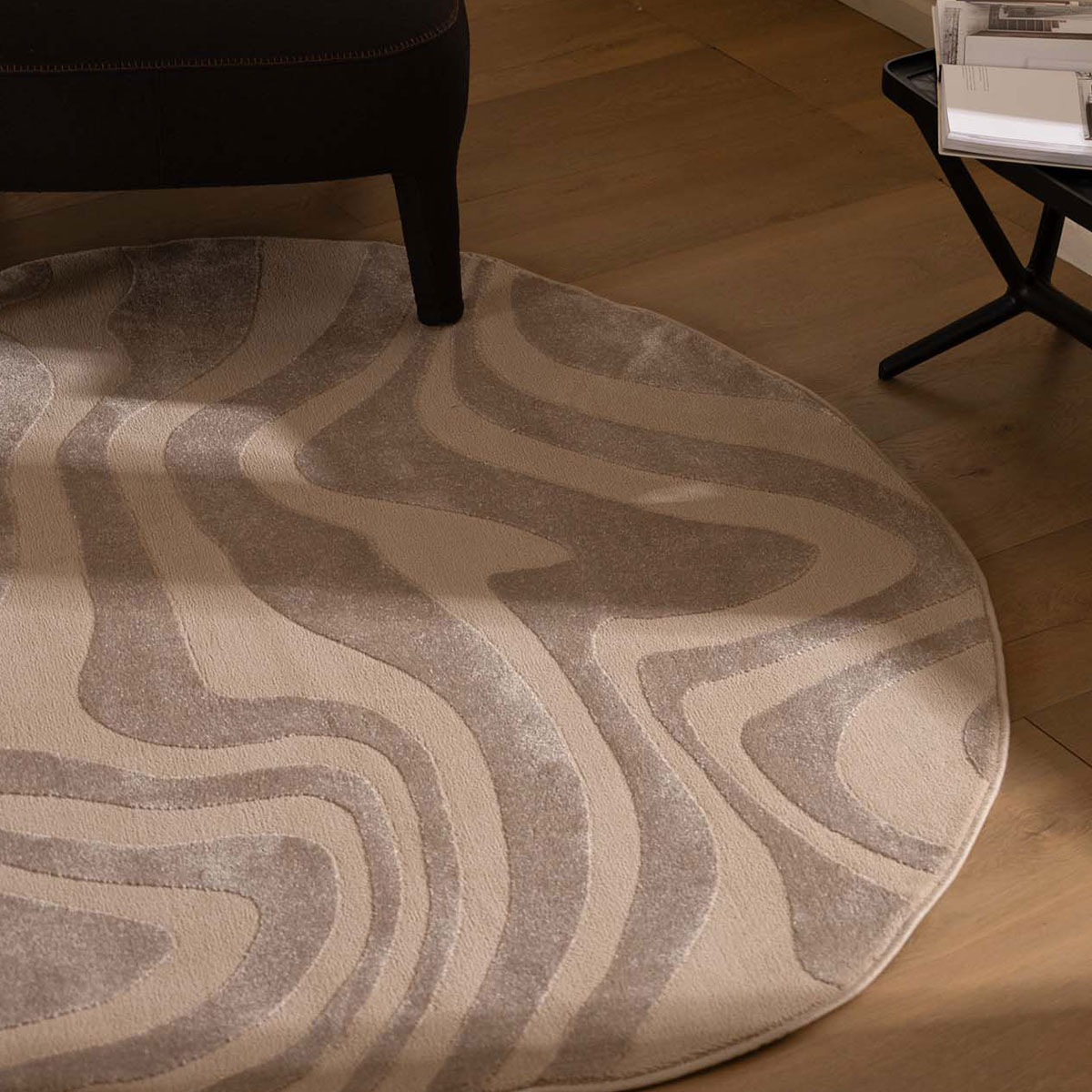 Χαλί (133X133) Royal Carpet Organic Shape 265 Beige Χαλιά Σαλονιού Χειμερινά Μοντερνα Spitishop